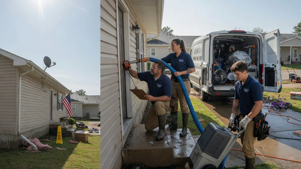 Ceiling Water Damage Restoration in Montandon, PA near me